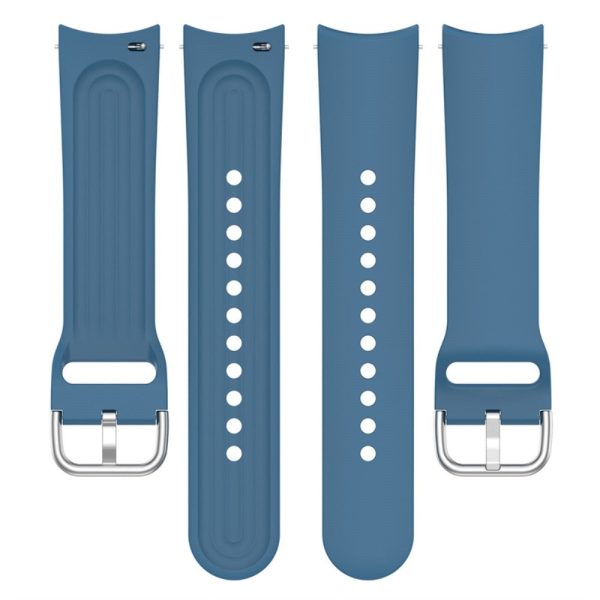 22mm Universal silicone watch strap with metal buckle - Dark Blue For Discount