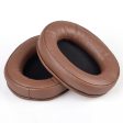 1 Pair Audio-Technica ATH-M50X   ATH-M40X   MSR7   M20 leather ear cushion pad - Brown For Sale