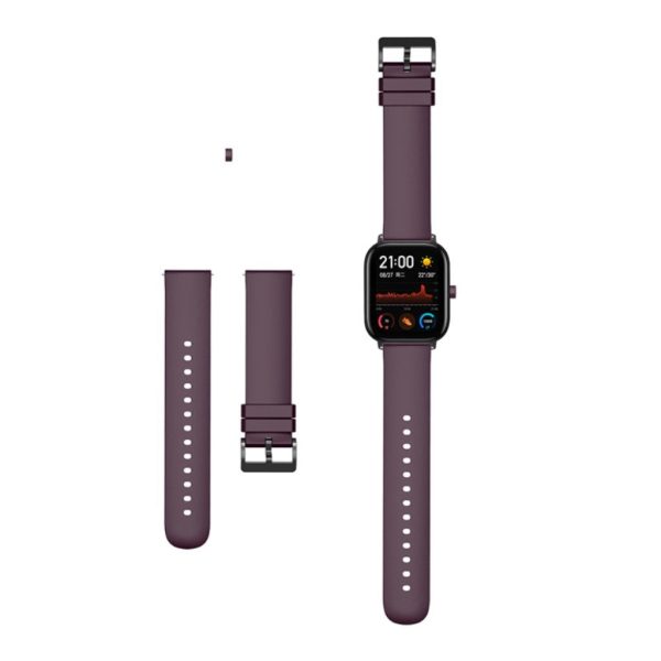 20mm Universal replacement silicone watch strap - Purple Supply