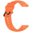 KALEBOL 22mm Silicone Strap for Huawei Watch 4   4 Pro   GT 4 46mm Tire Texture Watch Band - Orange For Cheap