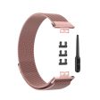 Huawei Watch Fit stainless steel watch band - Pink on Sale