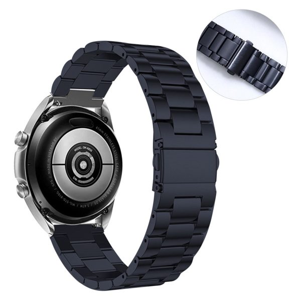 22mm Universal titanium alloy + stainless steel watch strap - Black Online