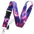 Universal starry sky style lanyard - Purple Magenta Nebula Online Hot Sale