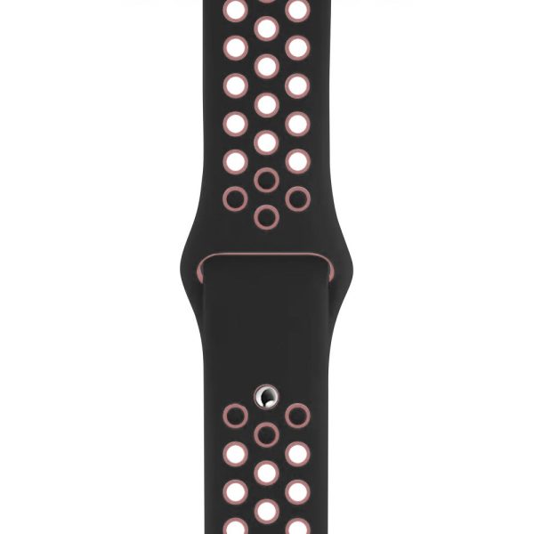 KALEBOL S   M Apple Watch Ultra 2 Ultra 49mm   Series 9 8 7 45mm   6 5 4 SE (2022) SE (2023) SE 44mm   3 2 1 42mm Strap - Black+Pink For Discount