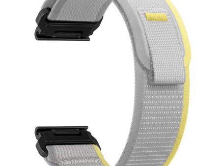 22mm nylon strap for Garmin   Amazfit and Coros watch - Yellow Hot on Sale