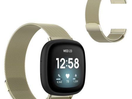 Fitbit Versa 3 stainless steel watch band - Gold   Size: S Supply