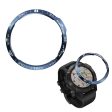 Garmin Fenix 6X stainless steel bezel - Blue   Style A Supply