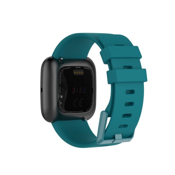 Fitbit Versa 2   Versa Lite silicone watch band - Dark Green   Size: L Supply