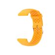 Garmin Forerunner 158   55 breathable silicone watch strap - Yellow For Cheap