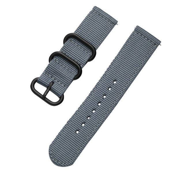 18mm Universal nylon watch strap - Grey Cheap