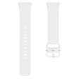 Samsung Galaxy Fit3 Silicone Strap Replacement Wrist band with Watch Case - White For Discount