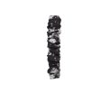 Fitbit Versa 3   Sense hair band fabric watch band - Black   Grey Flowers Online