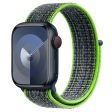 KALEBOL Apple Watch Series 49mm - 45mm - 44mm - 42mm Universal Nylon Watch Band - Bright Green+Blue Fashion