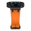 Samsung Galaxy Watch4   Watch 5   Watch6 Watch Strap AP Silicone Band Waterproof - Black Buckle+Orange Discount