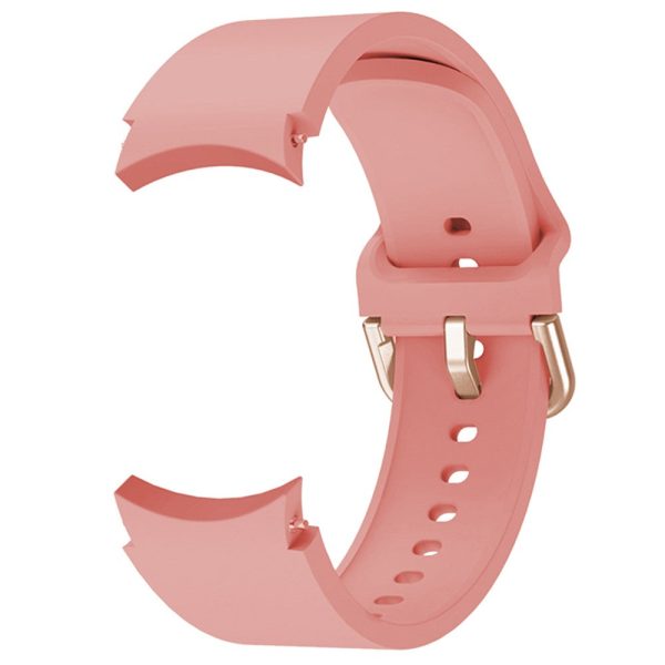 KALEBOL Samsung Galaxy Watch4   Watch 5   Watch6 Silicone Watch Bands Waterproof Soft Strap - Rose Pink Fashion