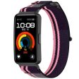 Huawei Band 9   Band 9 NFC   Band 8   Band 8 NFC Strap Nylon Sport Loop Watch Bands - Pink+Purple Supply