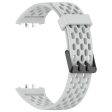 Samsung Galaxy Fit3 Strap Replacement Silicone Breathable Watch Bracelet - Light Grey Online now