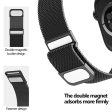 KALEBOL Apple Watch Series 49mm - 45mm - 44mm - 42mm Milanese Magnetic Watch Strap - Grey Online Sale