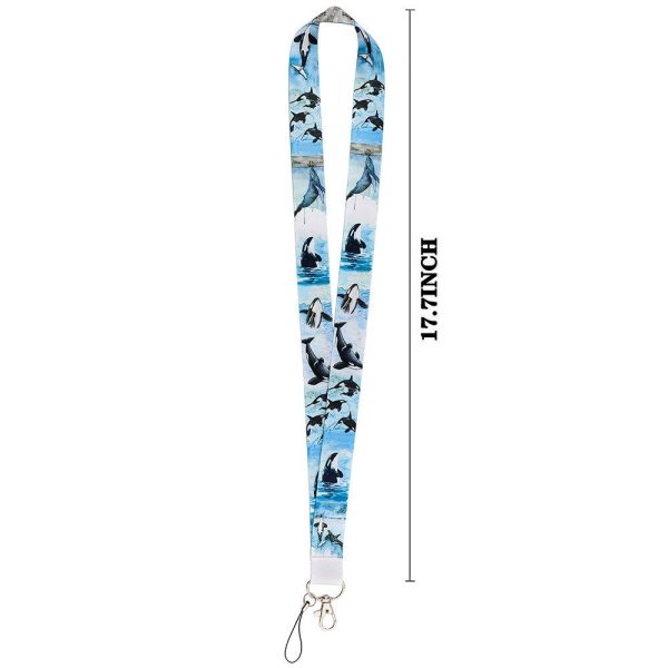 Universal shark pattern phone lanyard - Blue Shark Online Sale