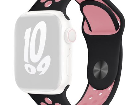 KALEBOL S   M Apple Watch Ultra 2 Ultra 49mm   Series 9 8 7 45mm   6 5 4 SE (2022) SE (2023) SE 44mm   3 2 1 42mm Strap - Black+Pink For Discount