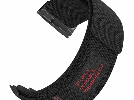 Huawei Watch D Outdoor Climbing Watch Strap Magic Tape Breathable Nylon Band - Black Online now