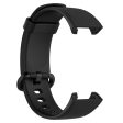 Xiaomi Redmi Watch silicone litchi watch strap - Black For Discount