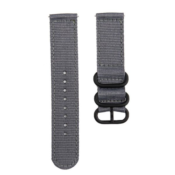 18mm Universal nylon watch strap - Grey Cheap