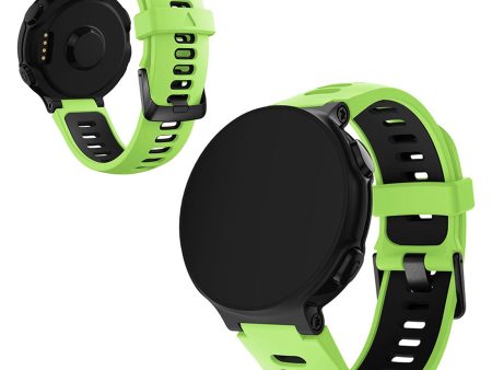 Garmin Forerunner 735XT   220   230   235   620   630 durable silicone watch band - Green   Black For Cheap