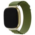 Fitbit Sense 2   Versa 4 nylon watch strap - Green Online Sale