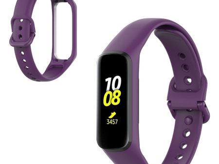 Samsung Gear Fit2 silicone watch band - Purple Online