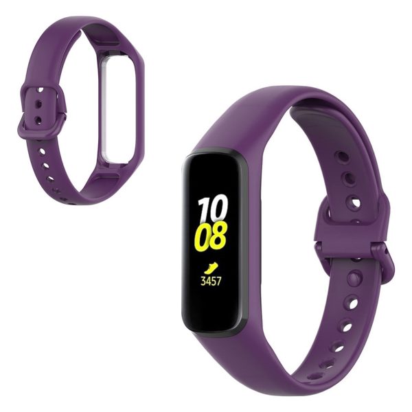 Samsung Gear Fit2 silicone watch band - Purple Online