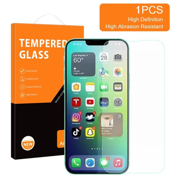 AMORUS arch edge tempered glass screen protector for iPhone 14 For Discount