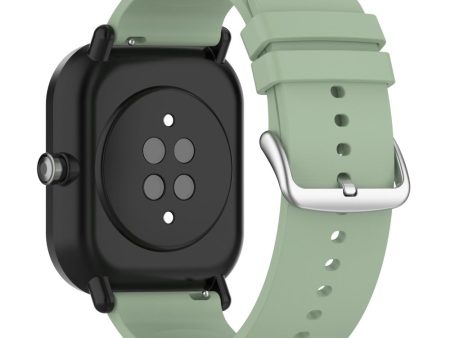 20mm Amazfit GTS 3 silicone watch strap - Light Green Online Sale