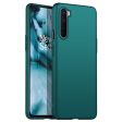 Anti-scratch PC Case for OnePlus Nord, Slim Fit Comfortable Touch Feeling Solid Color Cell Phone Back Cover - Green Online