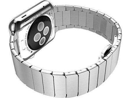 Apple Watch 42mm luxury stainless steel watchband - Silver Supply