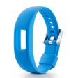 Garmin Vivofit 4 adjustable slicone watch strap - Size: S   Baby Blue Cheap