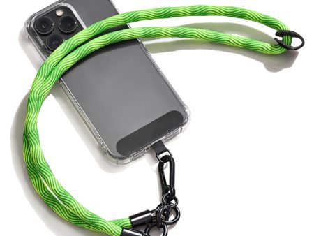 Universal phone lanyard - Gluorescent Green   85cm Sale