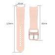 Samsung Galaxy Watch 5   4   3 simple silicone watch strap - Official Pink Online now