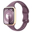 Apple Watch Series 41mm - 40mm - 38mm Watch Band Silicone Strap - Smoky Purple Online now