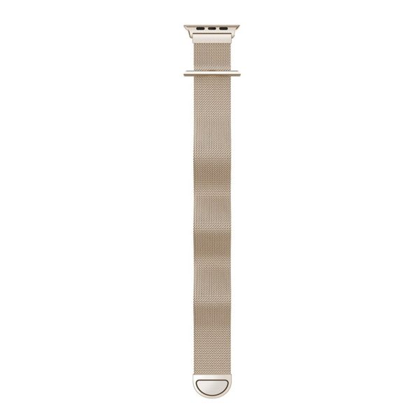 Apple Watch 38mm unique stainless steel watch band - Champagne Silver For Discount