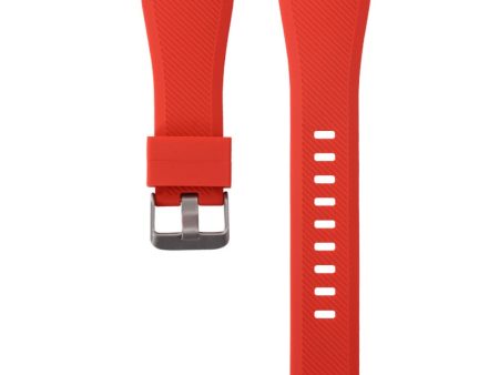 Huawei Watch Watch 4   GT 4 46mm   4 Pro Replacement Strap 22mm Silicone Watch band  - Red For Sale