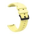 22mm Universal sporty silicone watch strap - Yellow Discount