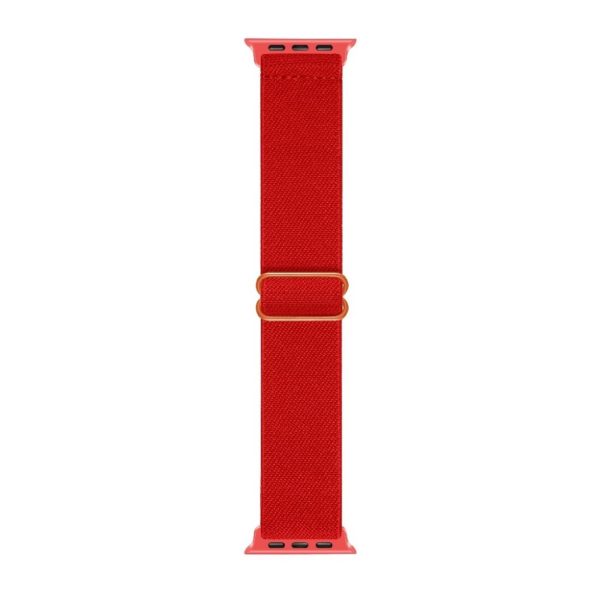 Apple Watch 40mm adjustable nylon watch strap - Red Online Sale