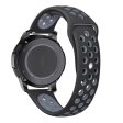 Samsung Gear S3 hollow two-tone silicone watch strap - Dark Grey   Black Online Sale