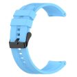 22mm Universal silicone watch strap - Sky Blue Online now