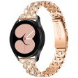 Samsung Galaxy Watch7 44mm   40mm Watch Band Rhinestone Decor Smart Watch Strap - Rose Gold Online