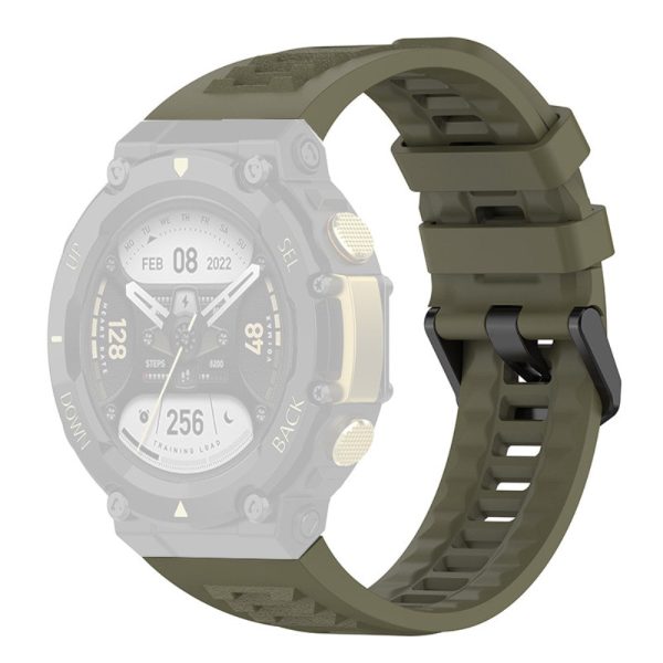 Amazfit T-Rex 2 silicone watch strap - Army Green Supply