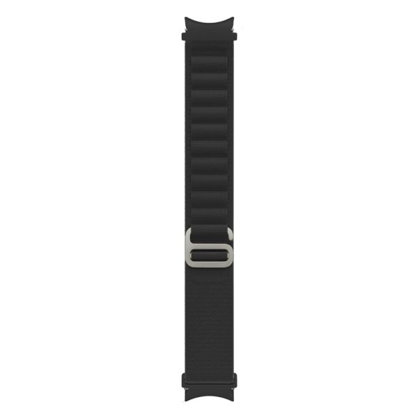 KALEBOL KLB-GSNL-001 Samsung Galaxy Watch6   Watch6 Classic   Watch 5 Nylon Watch Strap Adjustable Band - Black Online Sale