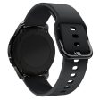 Samsung Galaxy Watch (46mm) silicone watch band - Black For Sale