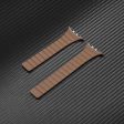 Apple Watch Series 8 (41mm) dual color genuine leather watch strap - Black Online